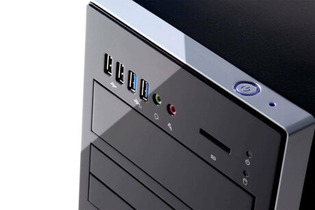 TERRA PC Ausstellungsgehäuse PC605 Home-Series