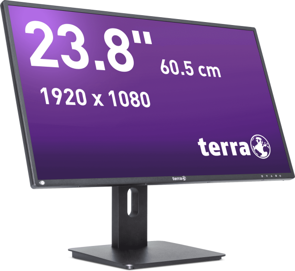 TERRA LCD/LED 2456W PV V3 schwarz DP, HDMI GREENLINE PLUS