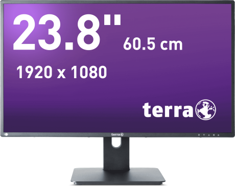 TERRA LCD/LED 2456W PV V3 schwarz DP, HDMI GREENLINE PLUS